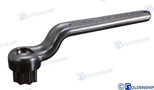 octagonal key for deck fillers "iseo"