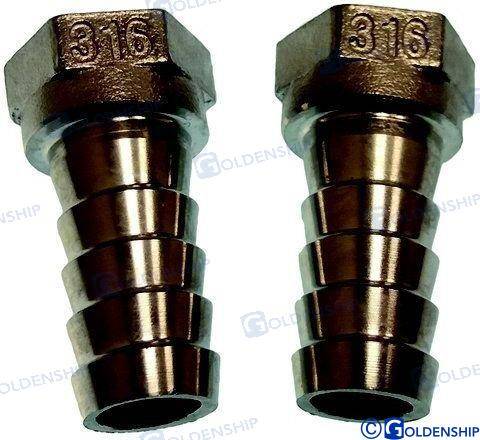 female nipple aisi316 1/2 - 20mm (2pcs)