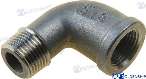 street elbow banded aisi316 3/8" (2pcs)