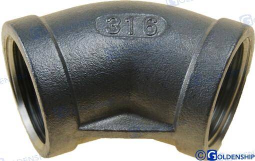 45d elbow banded aisi316 3/4
