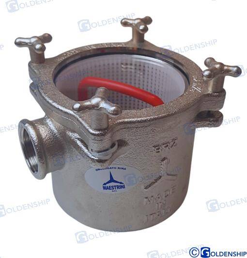 water filter 1" bronze