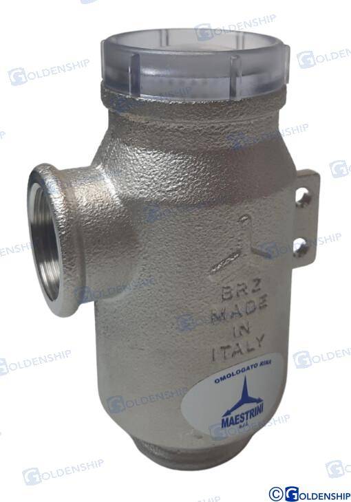 water filter 1" bronze