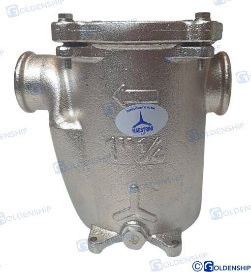 water filter 1''1/4 brass cr