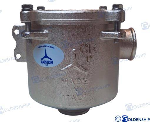 water filter 1" brass cr