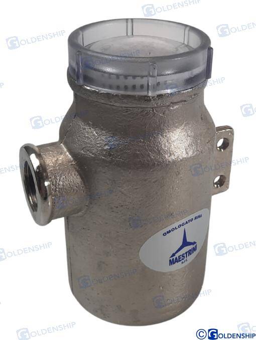 water filter 1/2'' brass cr