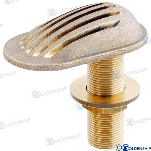 intake strainer 2'' brass cr