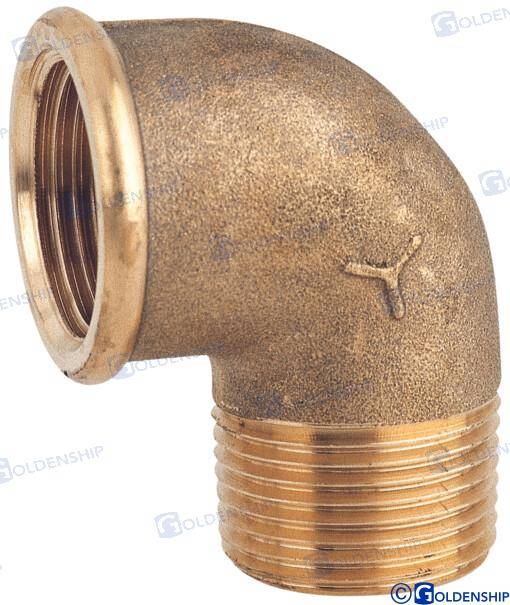 elbow 90d m.f. 1''1/2 brass cr