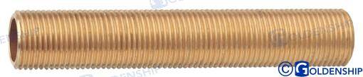 threaded bar 1m 1'' brass cr