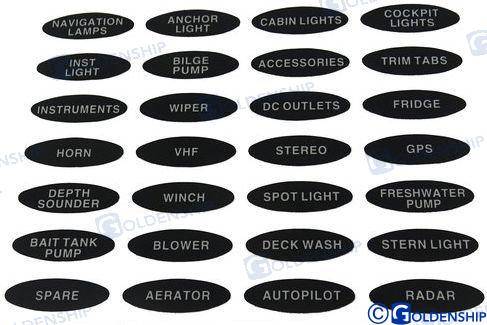 sticker label set for gs11180/gs11181