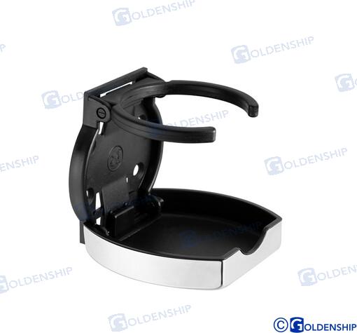 Складной держатель напитков, пластик с имитацией S.S.