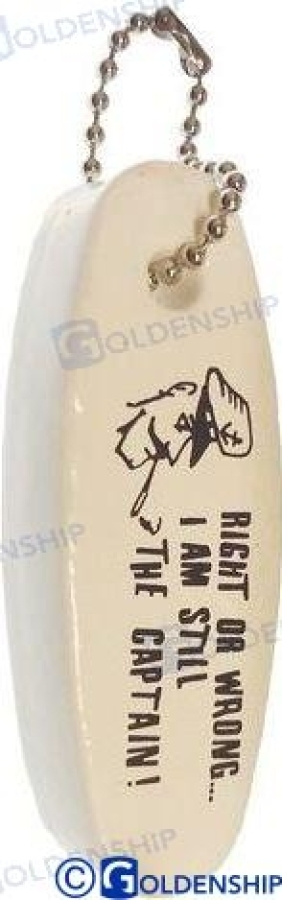 Keychain with captain symbol