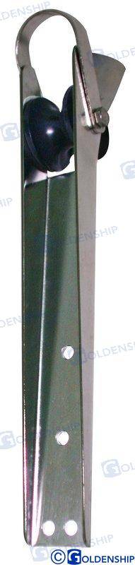 priekšgala rullīša stiprinājums ss304 458 x 86 mm