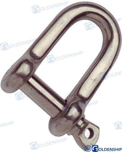 d shackle, screw pin 6mm (25pcs)