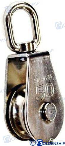 grozāmā cilpa un skriemelis - viena riteņa - 6 mm