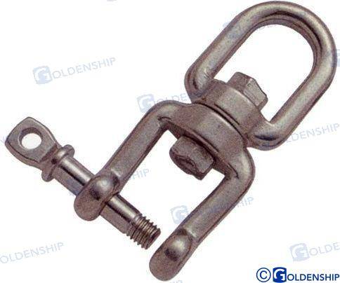 swivel, eye & jaw 6mm (10pcs)