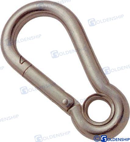 Snap Hook 5x 50mm AISI316 - Max working load 340kg