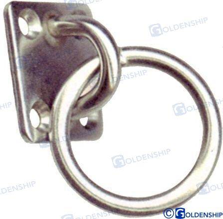 square eye plate with ring 40*35mm (pack 5pcs)