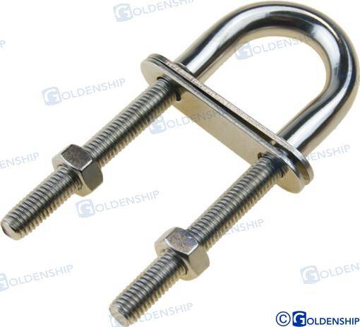 u bolt inox m12 (5pcs)