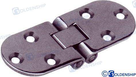 hinge with catch aisi316 80*30*2 mm (2pcs)