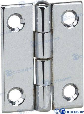 door hinge inox 0,6mm 40x40 mm (2pcs)