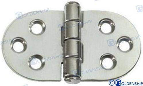 hinge with central pin 76x38 mm (2pcs)
