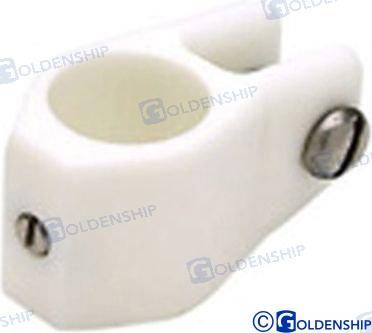top slide 3/4" d.19mm nylon white (2pcs)