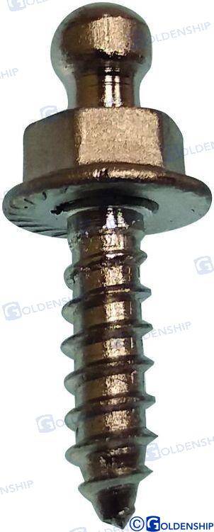 fast snap fibric glass wood screw (4pcs)