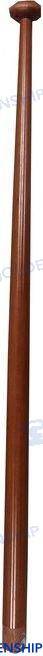 teak flag pole 32mm x 900 mm