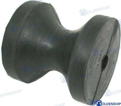 keel roller 76x75 mm rubber
