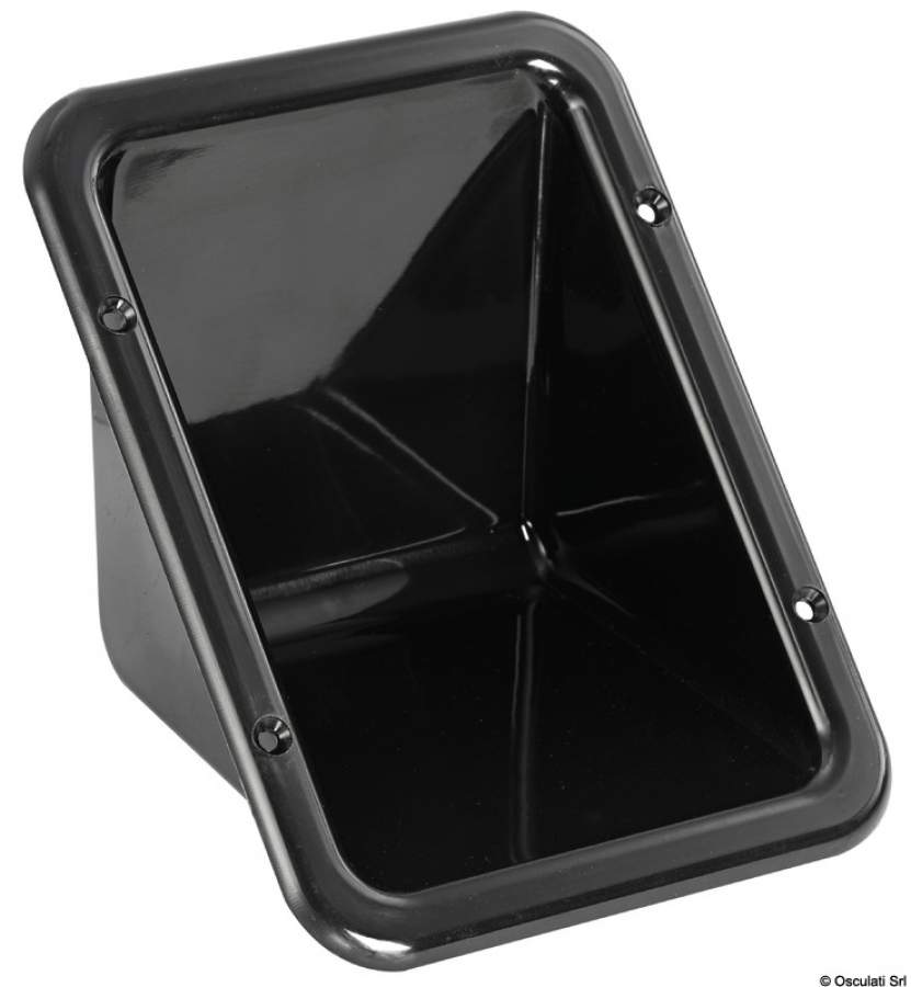 Mountable 90° angle - black - 182 x136mm