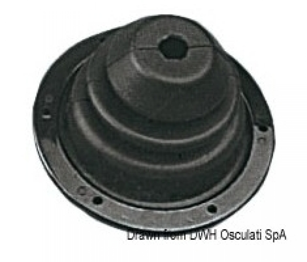 Installation corrugated with plastic ring  Ø 140mm H80mm