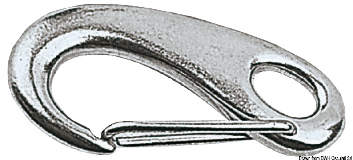 Snap-hook AISI 316 w/spring opening 50 mm