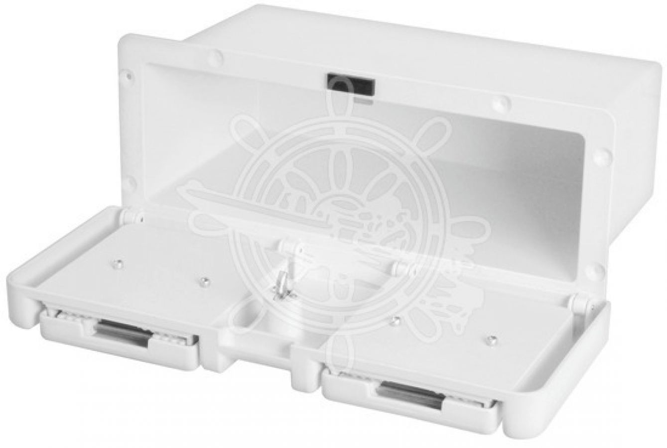 Kaste ar glāžu turētajiem 	335x130x153mm