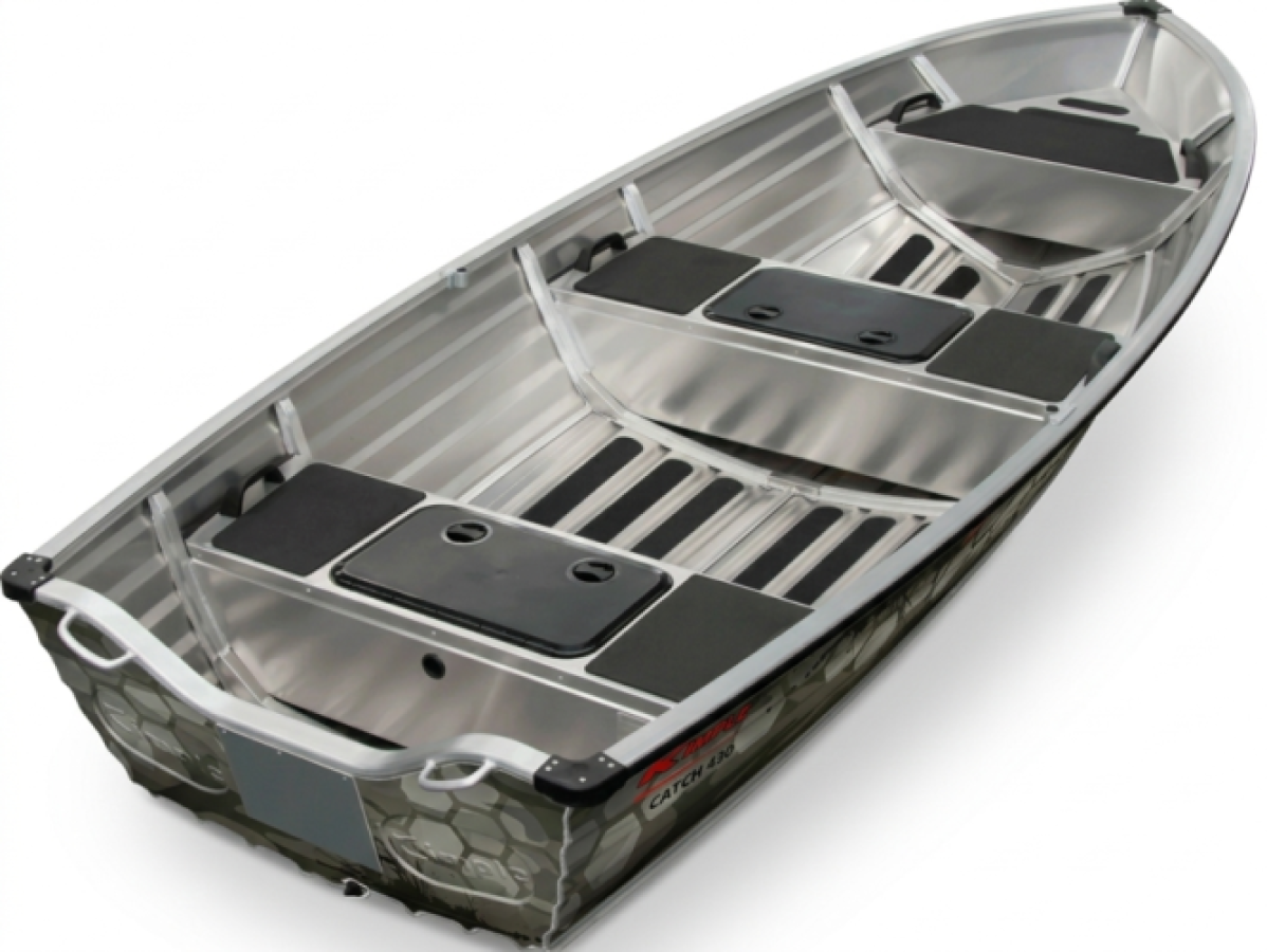 KIMPLE aluminium boat Catch 430 - 4.25m long - up to 20hp - maximum 4 people