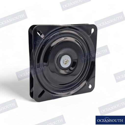 Krēsla mehānisma pamatne - grozāma 160mm. Brīdinājums! Krāsots melnais metāls!  Skrūvju vietas pa diagonāli 175 mm