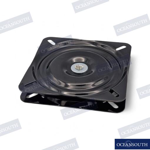 Krēsla mehānisma pamatne - grozāma 160mm. Brīdinājums! Krāsots melnais metāls!  Skrūvju vietas pa diagonāli 175 mm