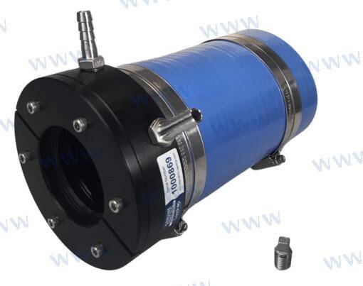 2 1/2" dry seal - 4" stern tube