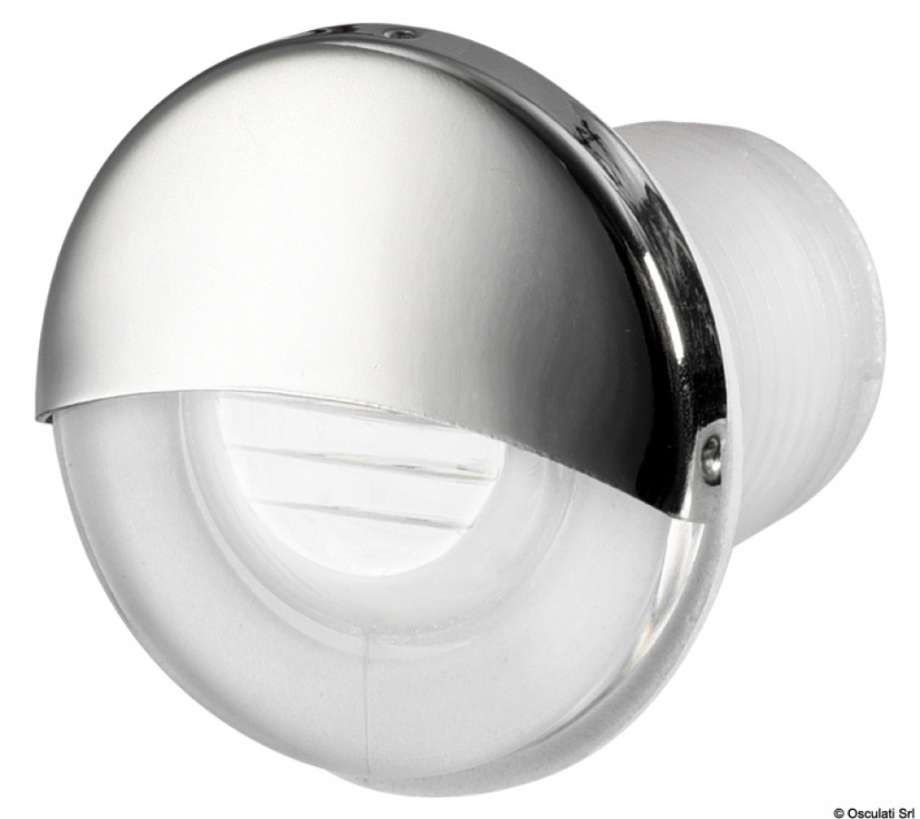 Recess fit LED courtesy light round white 12V 5500K 0,4W 21 Lumen