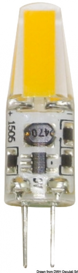 LED light bulb - G4 screw, 360° light  12V 150lumen 3000K