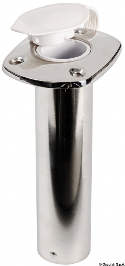 Vertical flush-mount fishing rod holder - HD version  Ø42mm