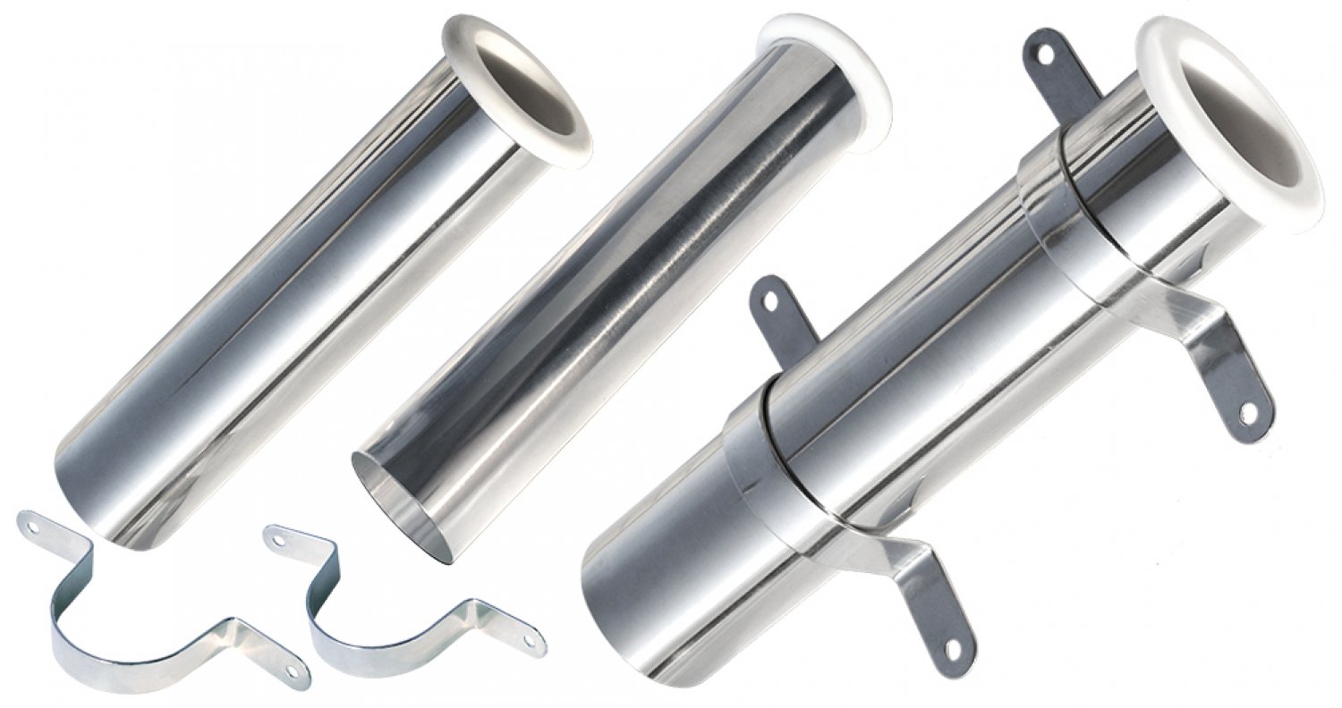 WALL MOUNTED ROD HOLDER AISI 316  L235mm Ø45mm