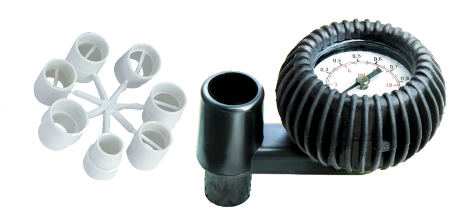 GAUGE METER FOR PRESSURE CONTROL up to 1Bar