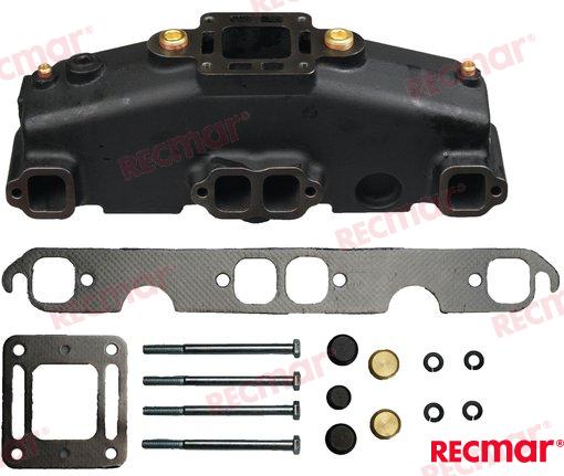 Выпускной коллектор V8 5.0-5.7 МКМ OEM: Mercruiser: 860246A10, 860246A15, 860246A3, 860246A7, 860246A9, 860337A2, 87114A19, 87114A30