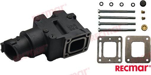 MERCRUISER ВЫПУСКНОЙ КОЛЕНО V6/V8 4" выход 7° OEM: Mercruiser: 44354A3, 807914A1, 807988A03, 807988A08, 807988A2, 807988Q03, 867988A08