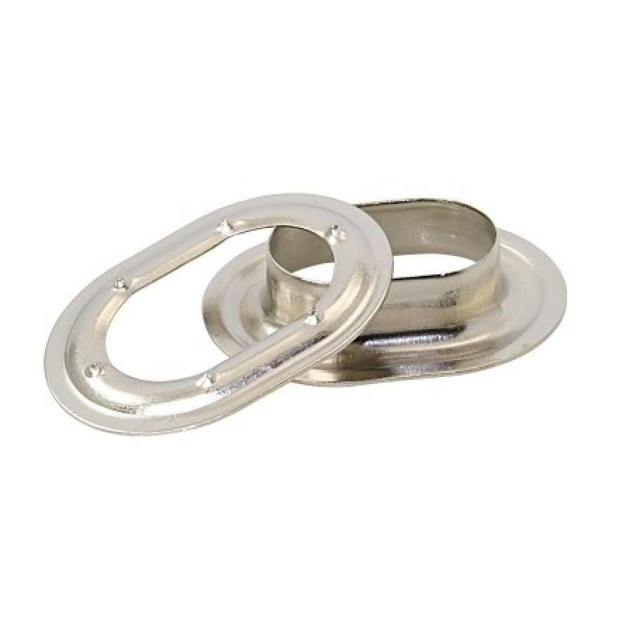 Oval loop 22.5 x 13.5 mm - nickel-plated brass for MF24