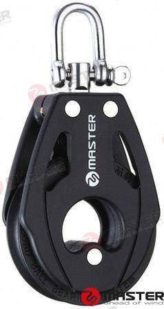 75mm single/swivel shackle block