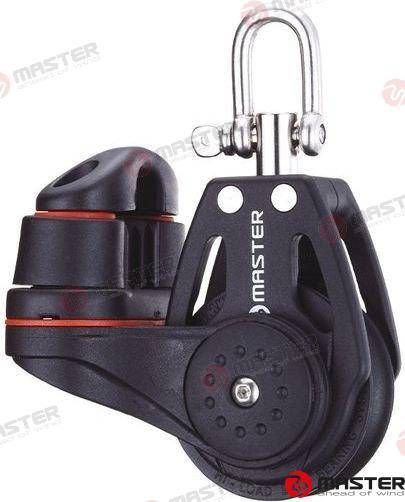 75mm single/swivel shackle block/fairlea