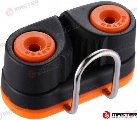 small Aluminium cleat/wire fairlead 3-6mm