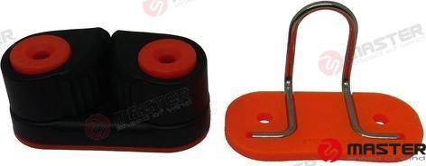 medium Aluminium cleat/wire fairlead 3-12mm