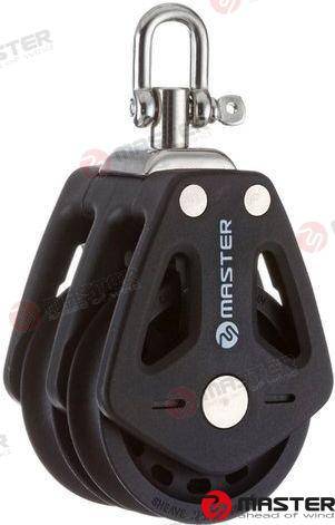 60mm double/swivel shackle block